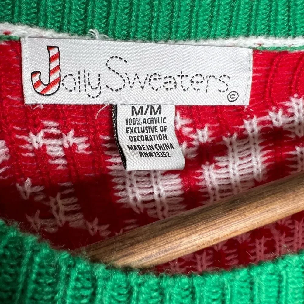 Ugly Cute Christmas Jolly Sweater Santa Sunglasses Shades Gift Box Pocket Medium